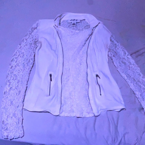 Daytrip Jackets & Blazers - White Lace Daytrip jacket